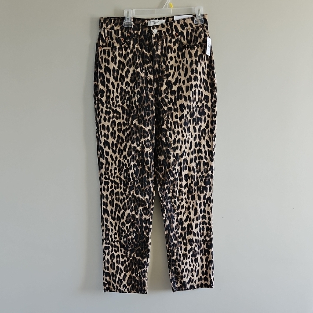 Bluenotes Animal Print Denim Pants